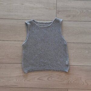 Silver Sheer Tank Top